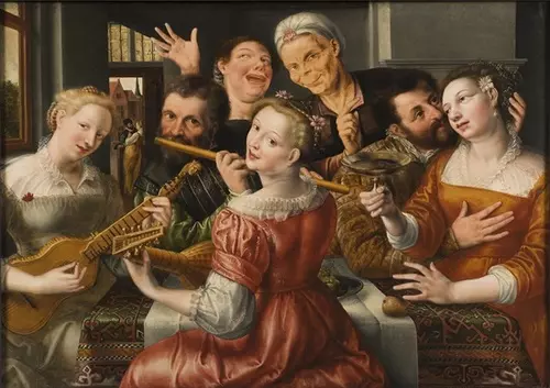 Jan Massys (1510-1575) La Joyeuse Compagnie